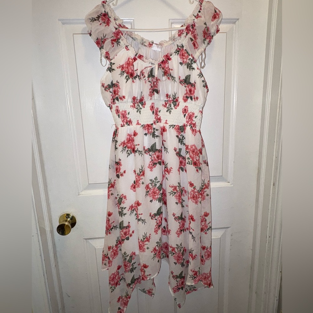 Floral Ruffle Dress
